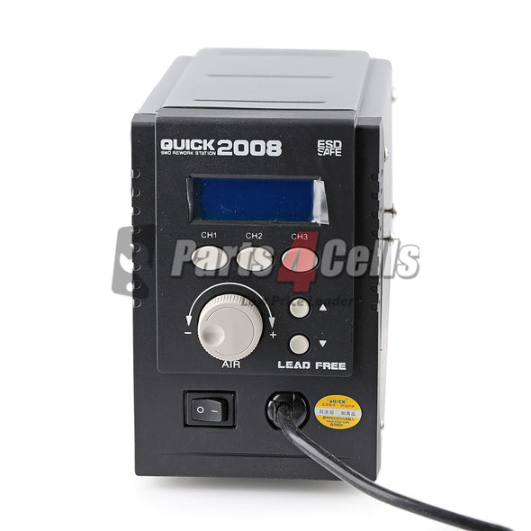 QUICK 2008 ESD Digital Display Heat Gun Welding Rework Soldering Station - 110V w/ US Extra Adapter