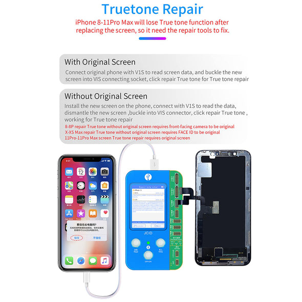 JC V1SE Mobile Phone Code Reading Programmer For iPhone 7 - 11 Pro Max