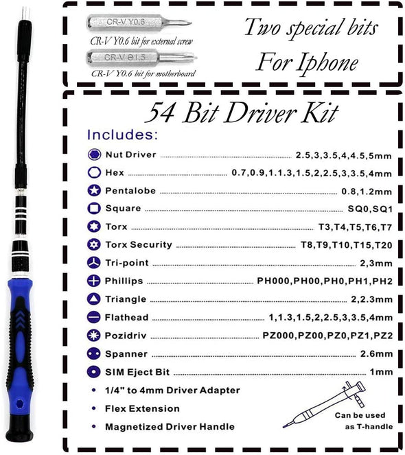 75 in 1 Cellphone Repair Tool Kit