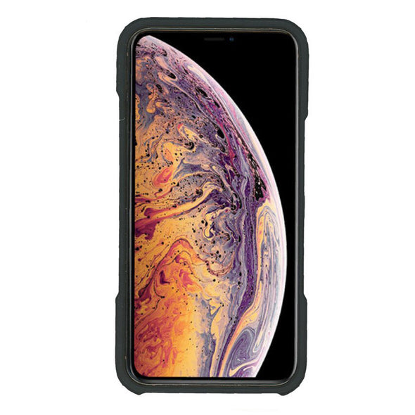 SAFIRE iPhone XS Max Opal Kickstand Case Black