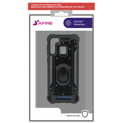 SAFIRE Samsung A01 SM-A015 2020 Magnetic w/ Kickstand Case Black