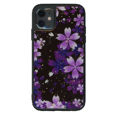 SAFIRE LG K51 Marble Case Purple Flower