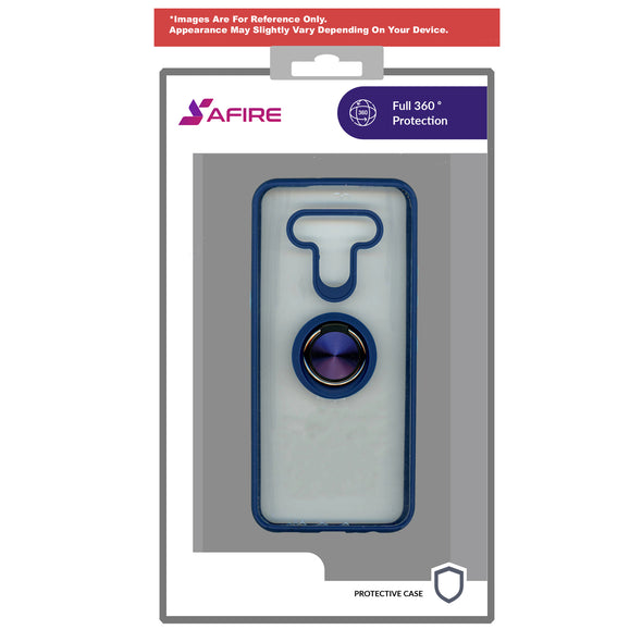 SAFIRE LG Aristo 5 Magnet Ringstand Case Navy Blue