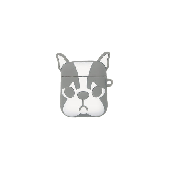 Airpods Case Pitbull Grey & White