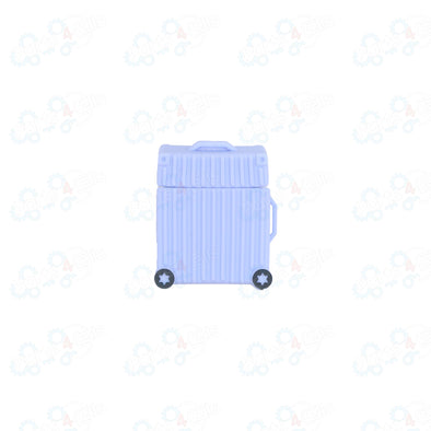 Airpods Case Suit Case Lavender Blue