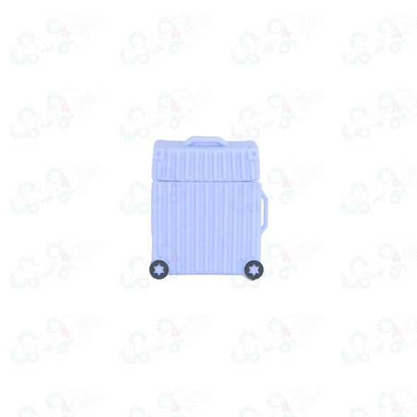 Airpods Case Suit Case Lavender Blue