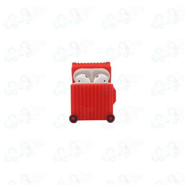 Airpods Case Suit Case Red