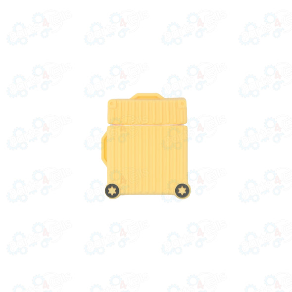 Airpods Case Suit Case Yellow