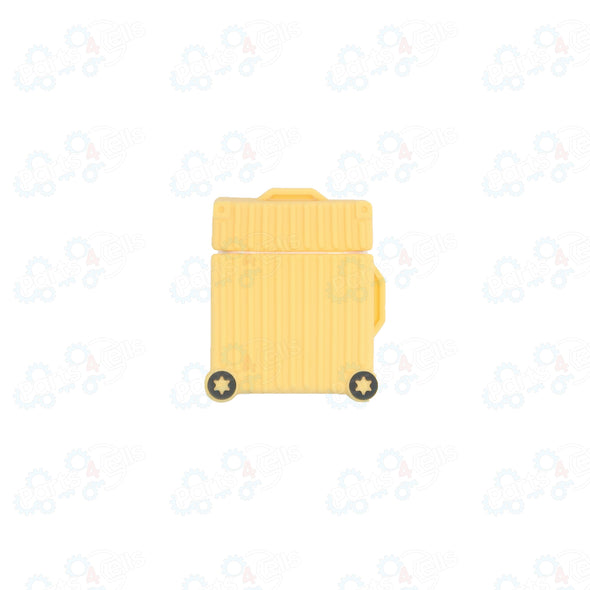 Airpods Case Suit Case Yellow