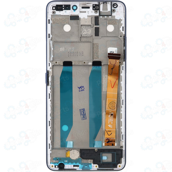 Alcatel 3V 5099 / 50991 LCD with Touch + Frame Blue