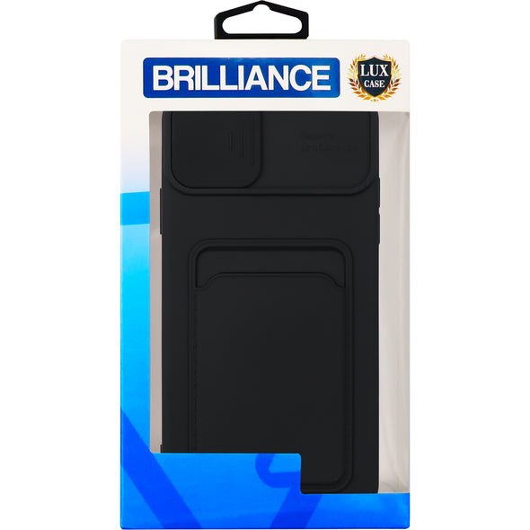 Brilliance LUX iPhone 11 PRO MAX Push window card case Black