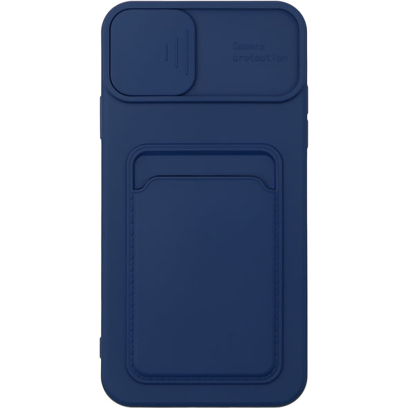 Brilliance LUX iPhone 11 PRO MAX Push window card case Navy Blue