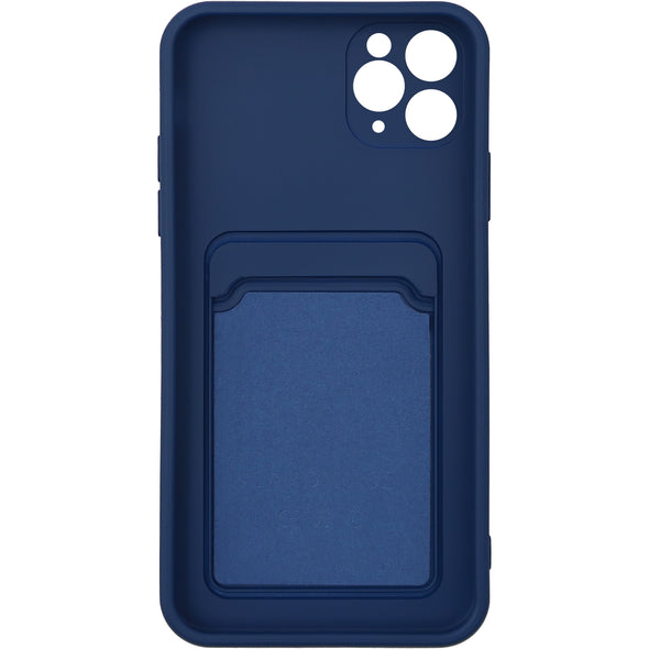 Brilliance LUX iPhone 11 PRO MAX Push window card case Navy Blue