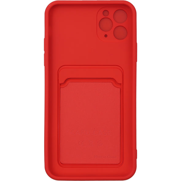 Brilliance LUX iPhone 11 PRO MAX Push window card case Red