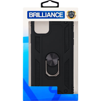 Brilliance LUX iPhone 12 Sergeant Anti-fall Bracket Armor Case Black