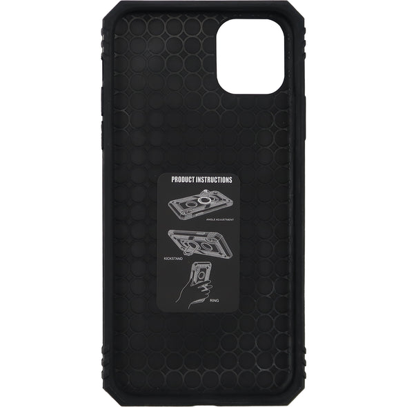 Brilliance LUX iPhone 12 PRO MAX Sergeant Anti-fall Bracket Armor Case Black