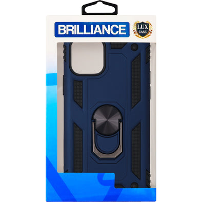 Brilliance LUX iPhone 11 PRO Sergeant Anti-fall Bracket Armor Case Navy Blue