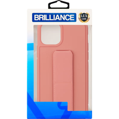 Brilliance LUX iPhone 12 PRO Universal Stand Phone Case Peach