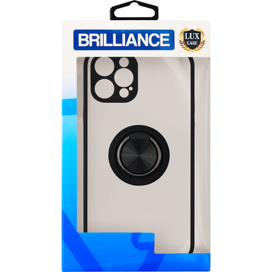 Brilliance LUX iPhone 12 PRO Eagle Eye Skin Feeling Case Black