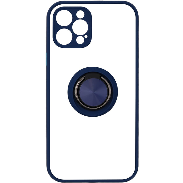 Brilliance LUX iPhone 12 PRO Eagle Eye Skin Feeling Case Navy Blue