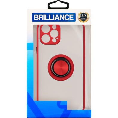 Brilliance LUX iPhone 12 PRO Eagle Eye Skin Feeling Case Red