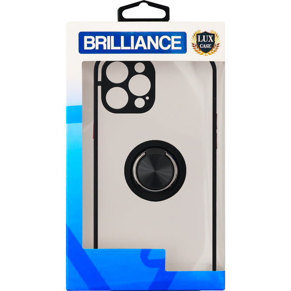 Brilliance LUX iPhone 12 PRO MAX Eagle Eye Skin Feeling Case Black