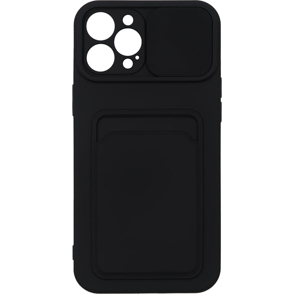 Brilliance LUX iPhone 12 PRO MAX Push window card case Black