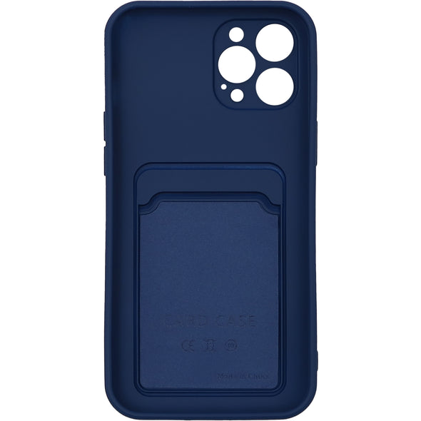 Brilliance LUX iPhone 12 PRO MAX Push window card case Navy Blue