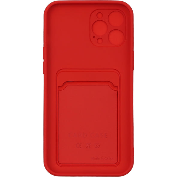 Brilliance LUX iPhone 12 PRO MAX Push window card case Red