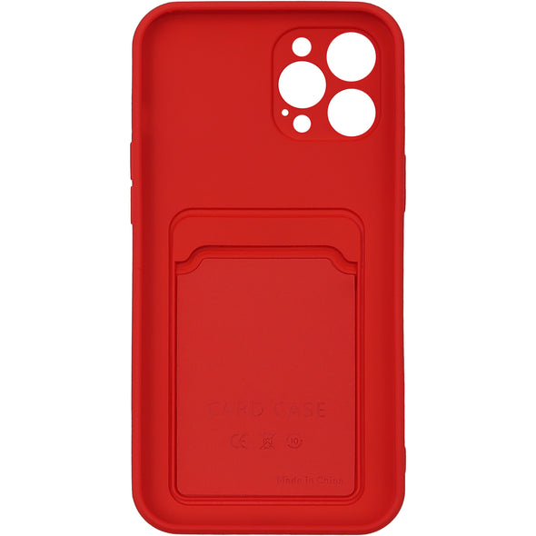 Brilliance LUX iPhone 12 PRO MAX Push window card case Red