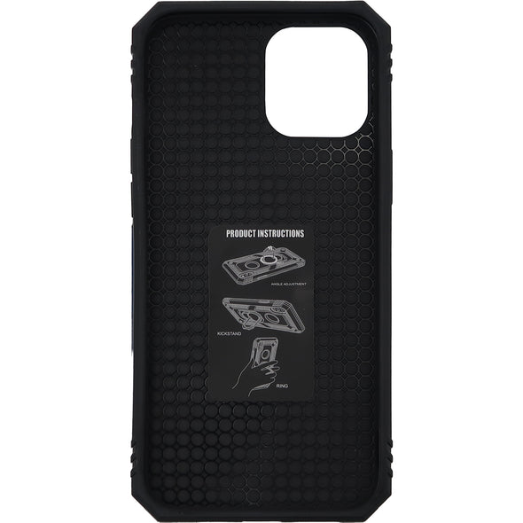 Brilliance LUX iPhone 12 PRO MAX Sergeant Anti-fall Bracket Armor Case Navy Blue