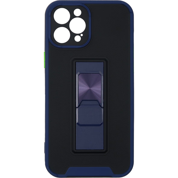 Brilliance LUX iPhone 12 PRO MAX Two-tone Skin Feel Functional Case Navy Blue