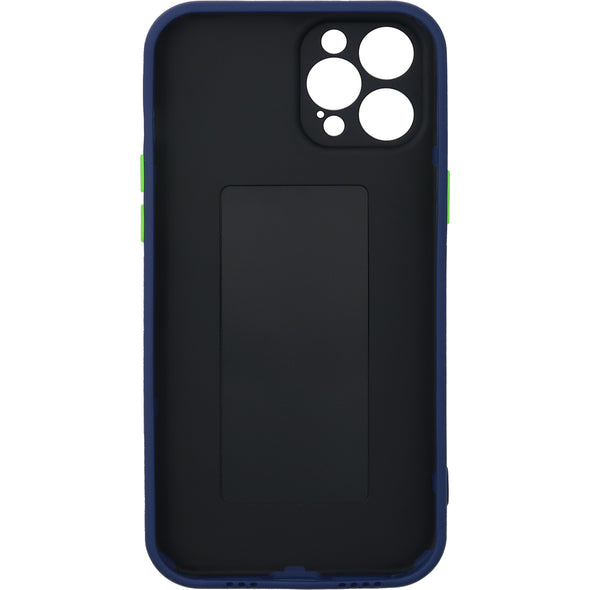 Brilliance LUX iPhone 12 PRO MAX Two-tone Skin Feel Functional Case Navy Blue