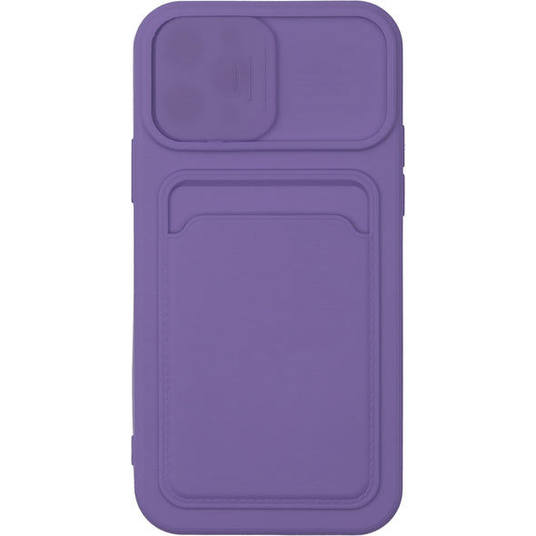 Brilliance LUX iPhone 12 PRO Push window card case Lavander