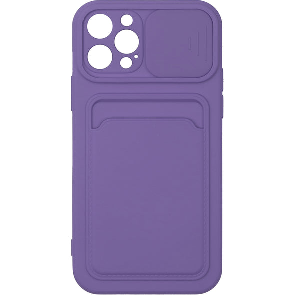 Brilliance LUX iPhone 12 PRO Push window card case Lavander