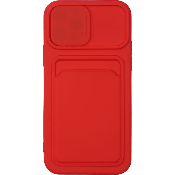 Brilliance LUX iPhone 12 PRO Push window card case Red