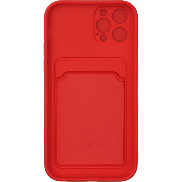 Brilliance LUX iPhone 12 PRO Push window card case Red