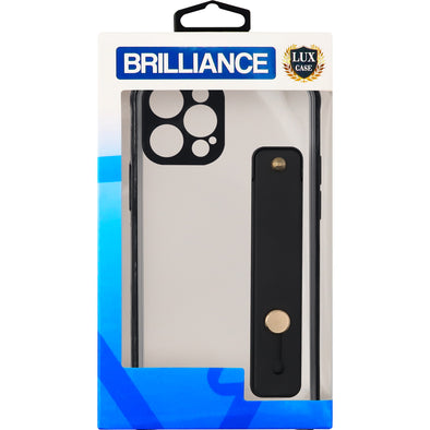 Brilliance LUX iPhone 12 PRO Two-in-one fine Hole case Black