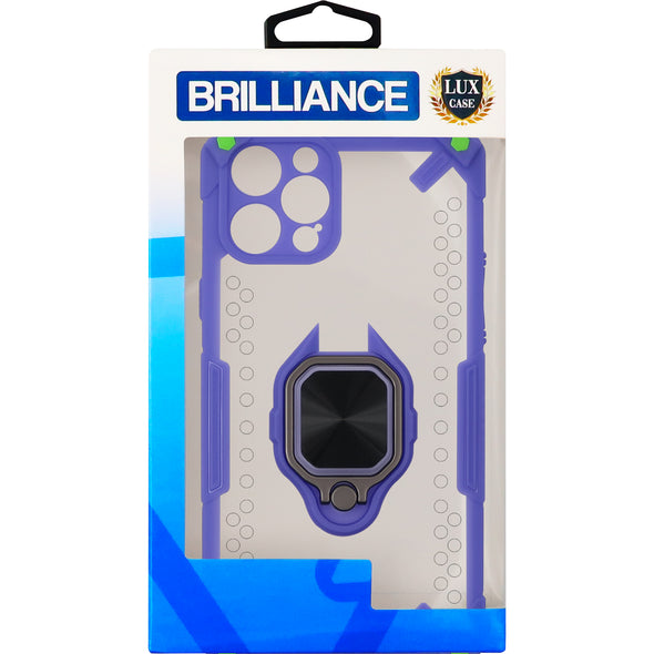 Brilliance LUX iPhone 12 PRO Vulcan Warrior Case Purple