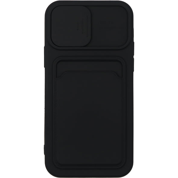 Brilliance LUX iPhone 12 Push window card case Black