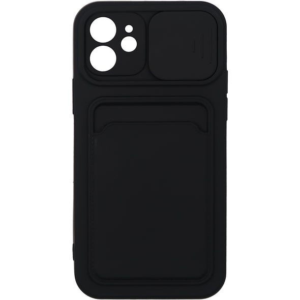 Brilliance LUX iPhone 12 Push window card case Black