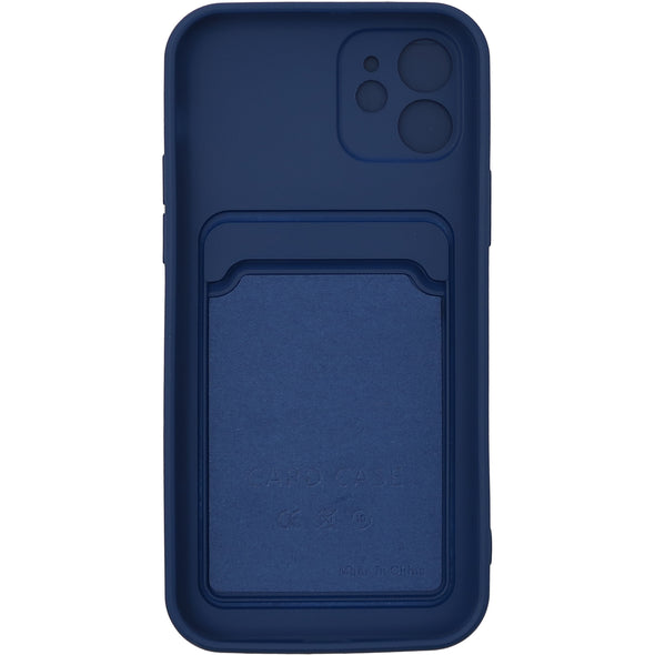 Brilliance LUX iPhone 12 Push window card case Navy Blue