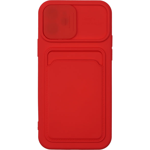 Brilliance LUX iPhone 12 Push window card case Red