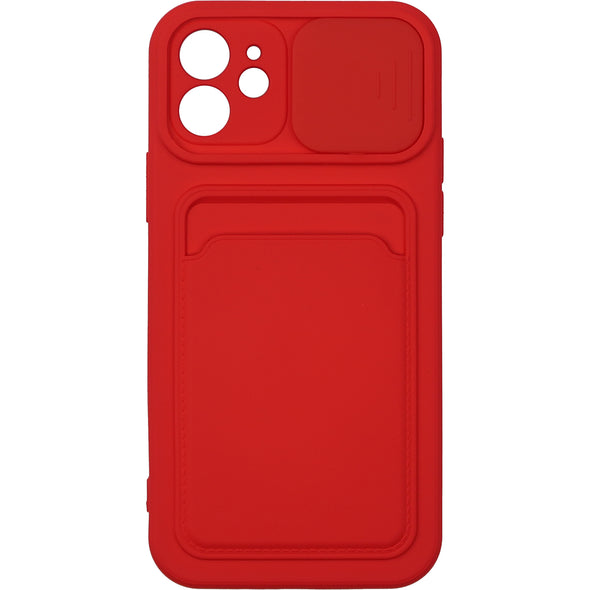 Brilliance LUX iPhone 12 Push window card case Red