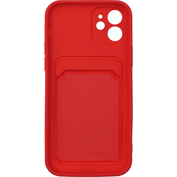 Brilliance LUX iPhone 12 Push window card case Red