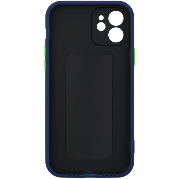 Brilliance LUX iPhone 12 Two-tone Skin Feel Functional Case Navy Blue