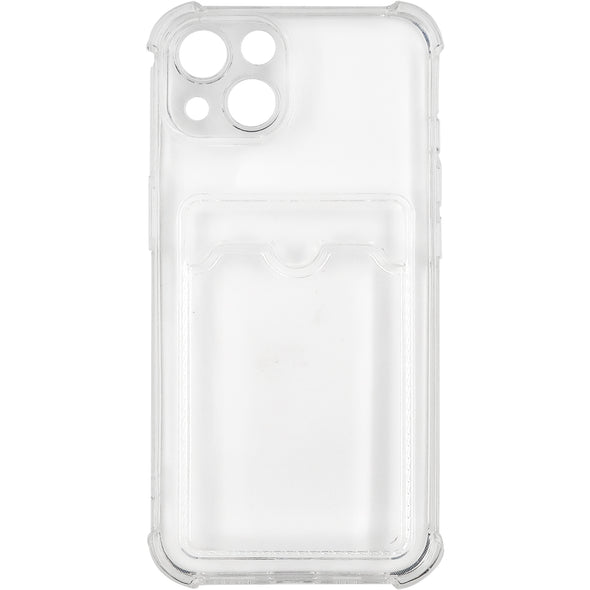 Brilliance LUX iPhone 13 Anti-Drop Card Holder Case Clear