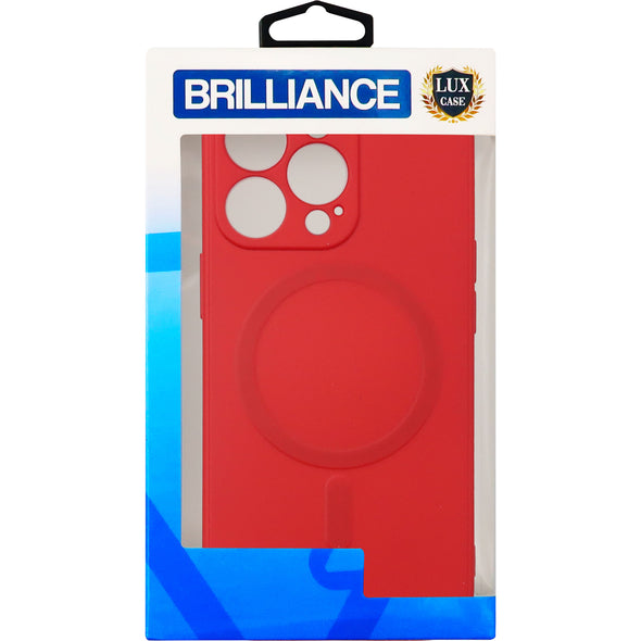 Brilliance LUX iPhone 13 Pro Magnetic wireless charging case Red