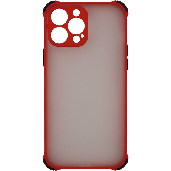 Brilliance LUX iPhone 13 Pro Max Hawkeye Anti Fall Skin Feel Combo Case Red