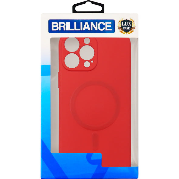 Brilliance LUX iPhone 13 Pro Max Magnetic wireless charging case Red